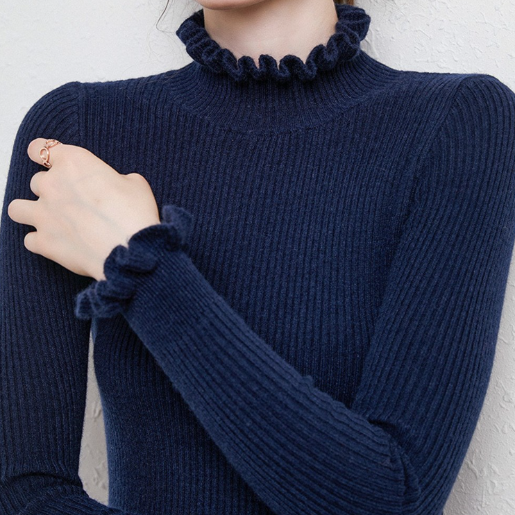 Stilla | Cashmere-Trøje med Rullekrave