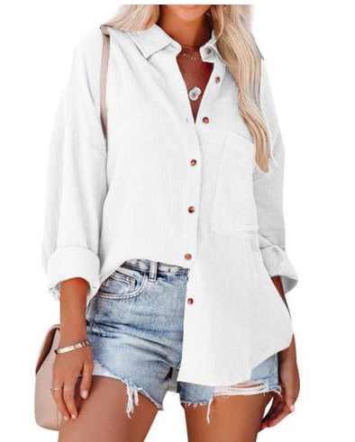 Stilla | Elegant Bluse med Asymmetrisk Snit