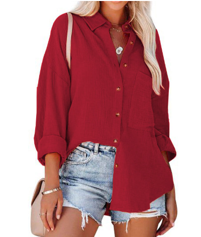 Stilla | Elegant Bluse med Asymmetrisk Snit