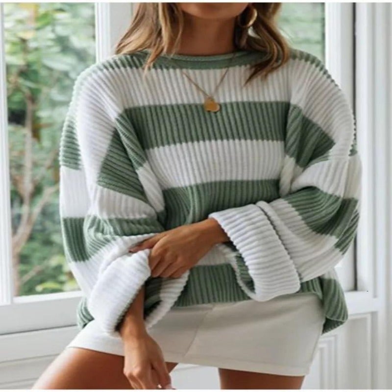 Stilla | Casual Sweater Med Striber