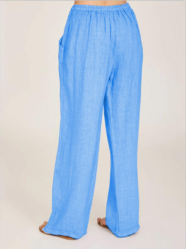 Stilla | Cotton Loose Pocket Drawstring Pyjamas Bukser