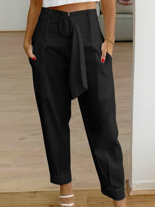 Stilla | Bukser Ensfarvet Cropped Bukser