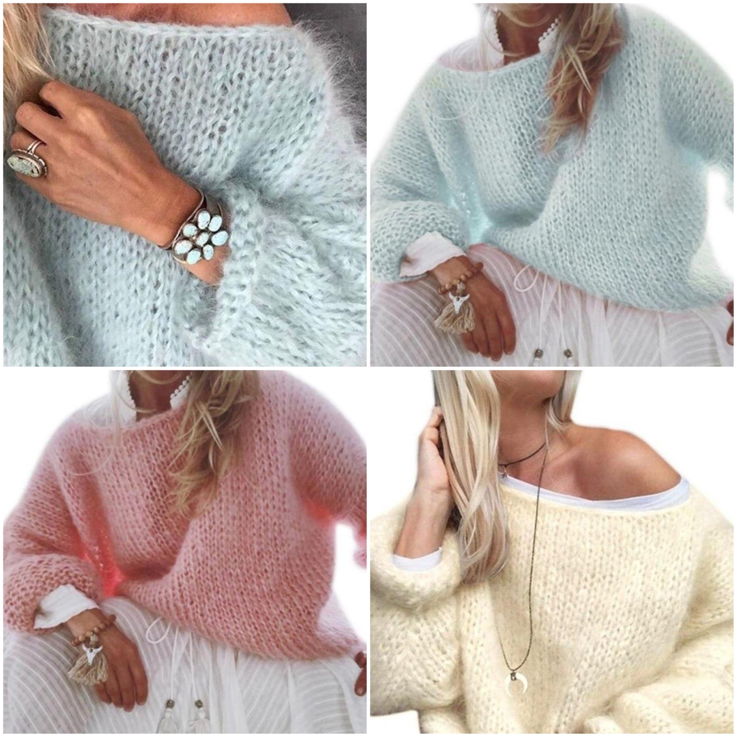 Stilla | Let sweater lavet af groft strik