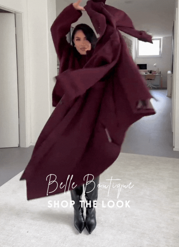 Stilla | Bordeaux Trenchcoat Til Damer