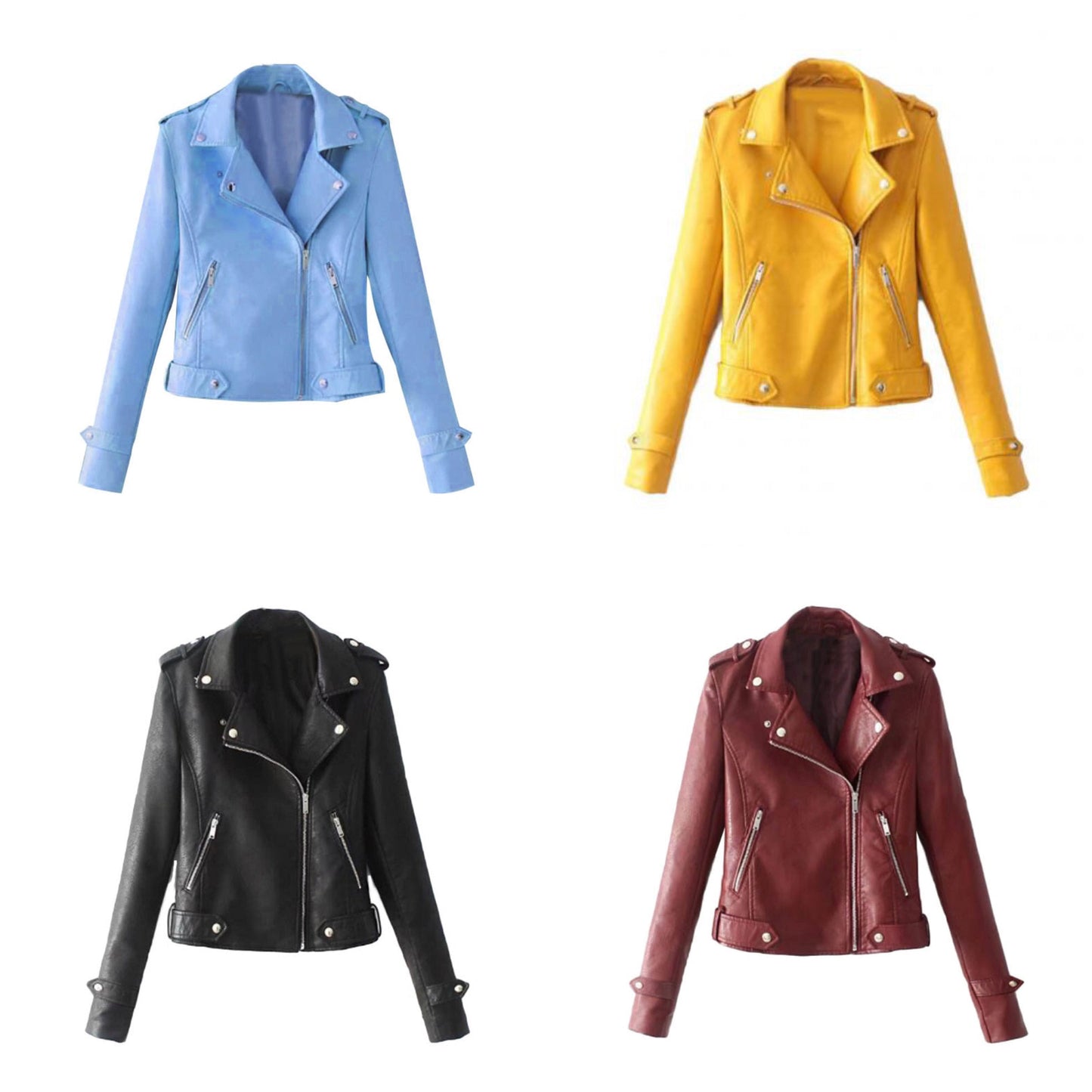 Stilla | Casual Læderlook Blazer