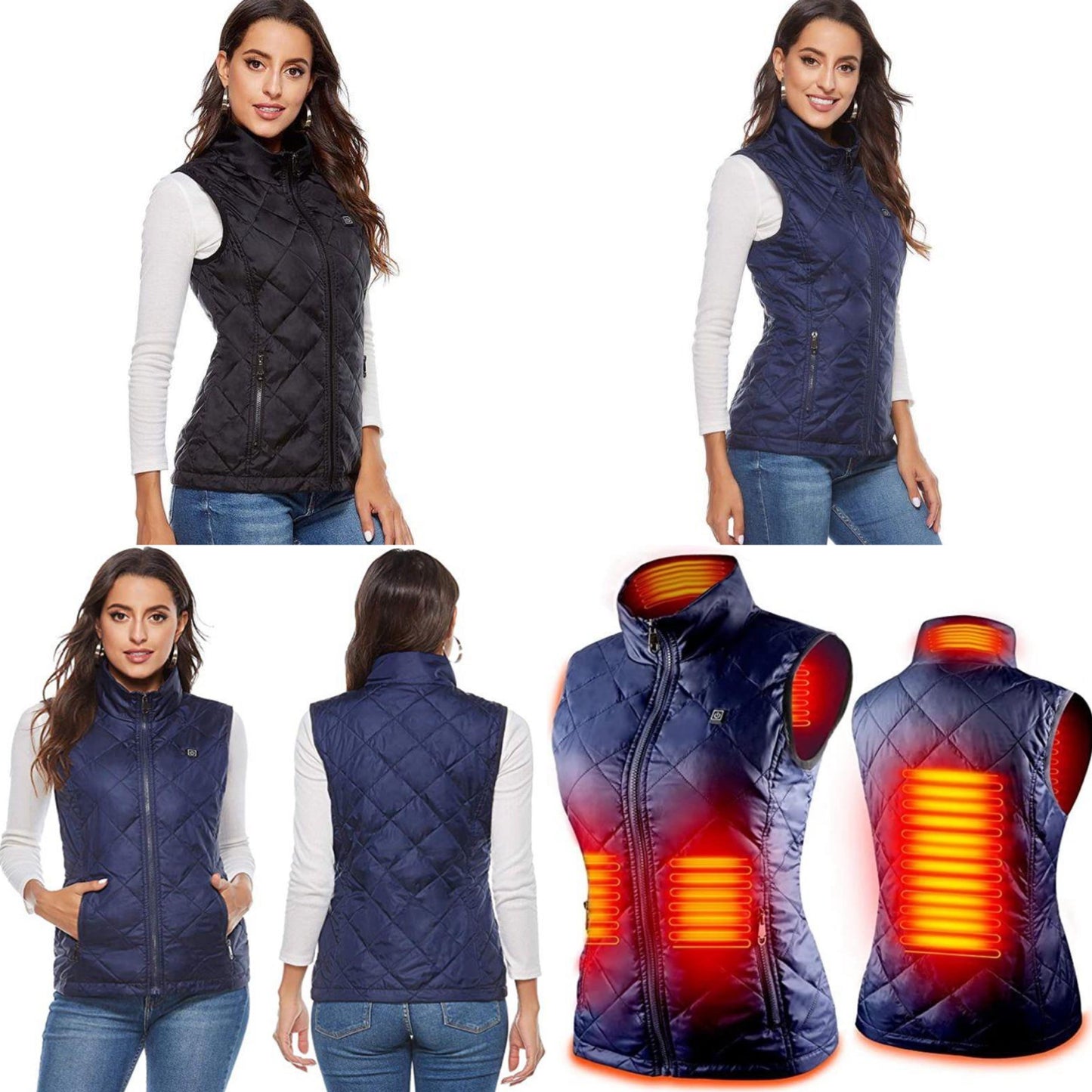 Stilla | Trendy Varm vest med USB