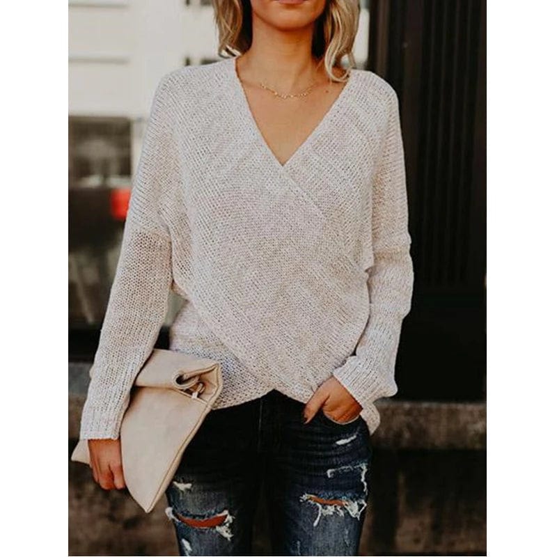 Stilla | Krydset sweater. Af berusende skønhed