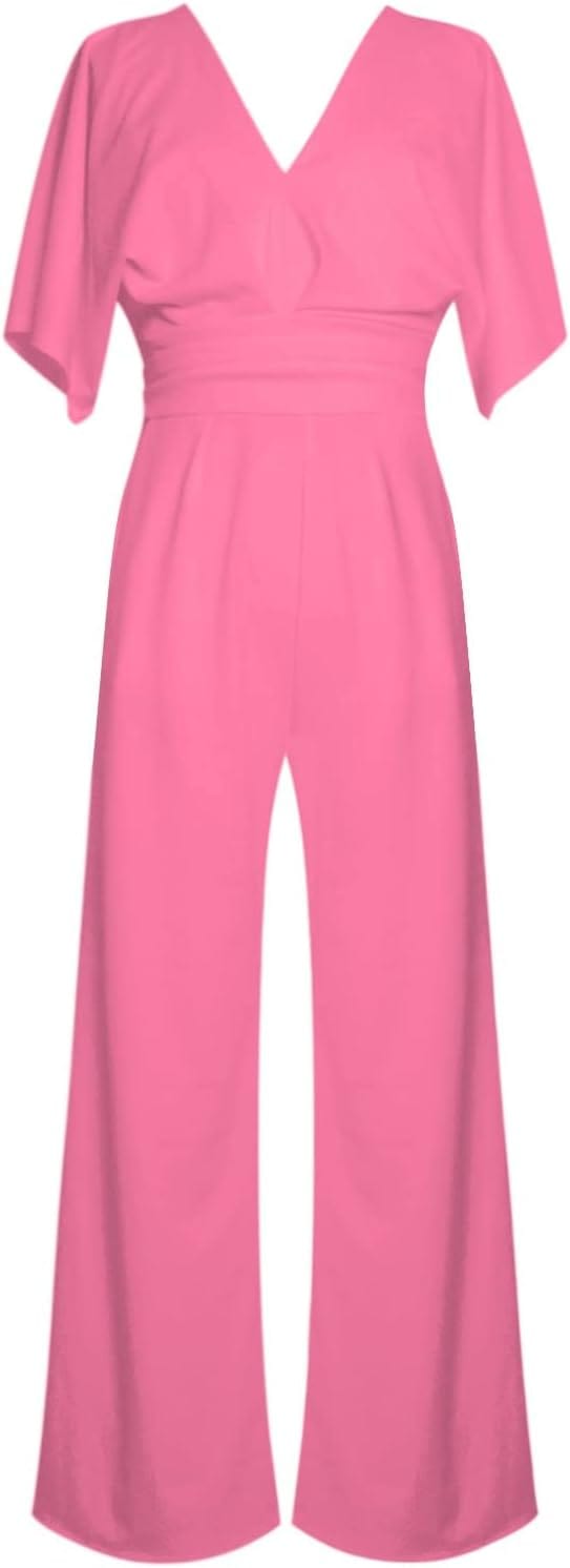 Stilla | Elegant V-udskæring Jumpsuit