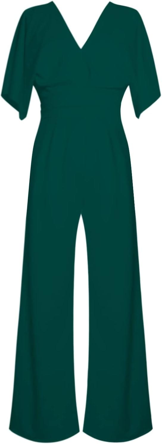 Stilla | Elegant V-udskæring Jumpsuit