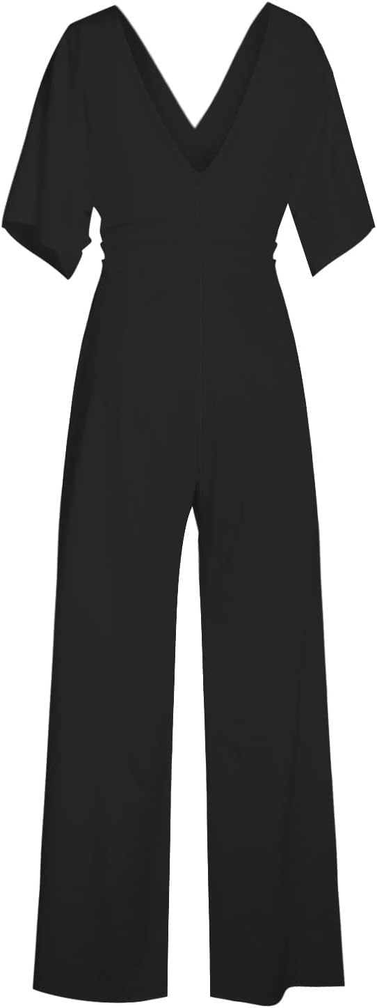 Stilla | Elegant V-udskæring Jumpsuit