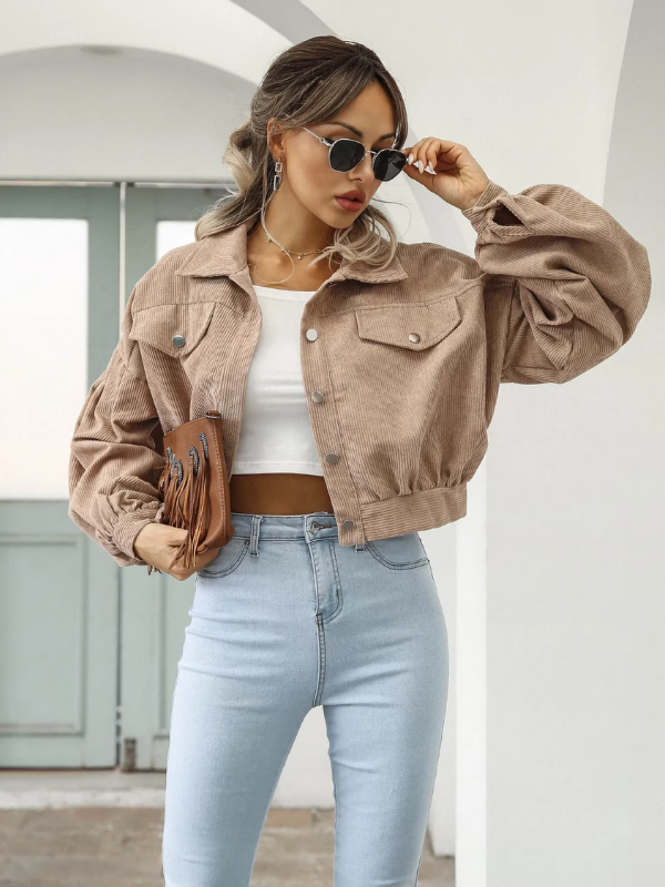 Stilla | Cropped Bomber Jakke til Kvinder