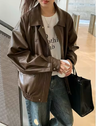 Stilla | Dame Streetwear Læderjakke