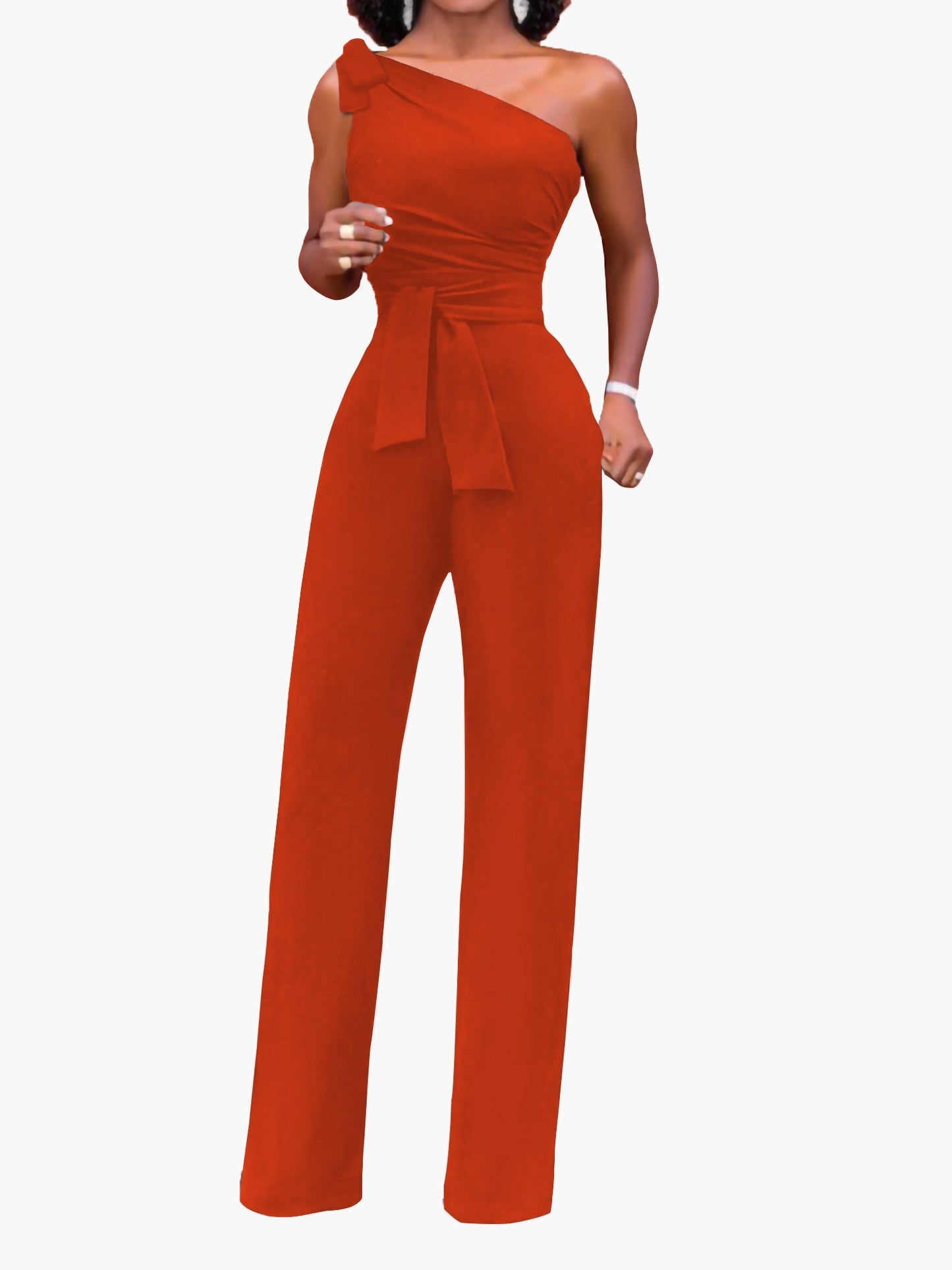 Stilla | Kvinders Playsuits Én Skulder Snøre Playsuits