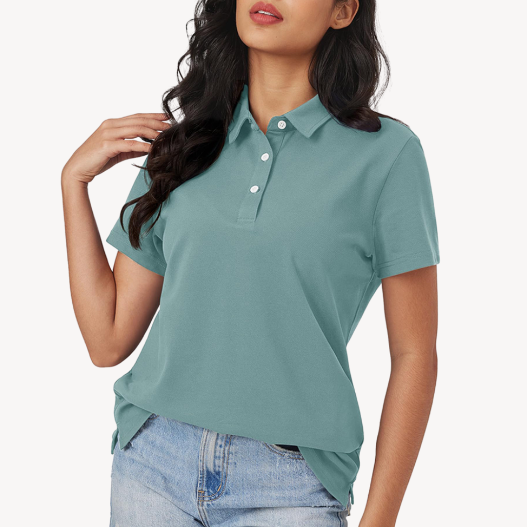 Stilla | Kvinders Cotton Polo Shirt