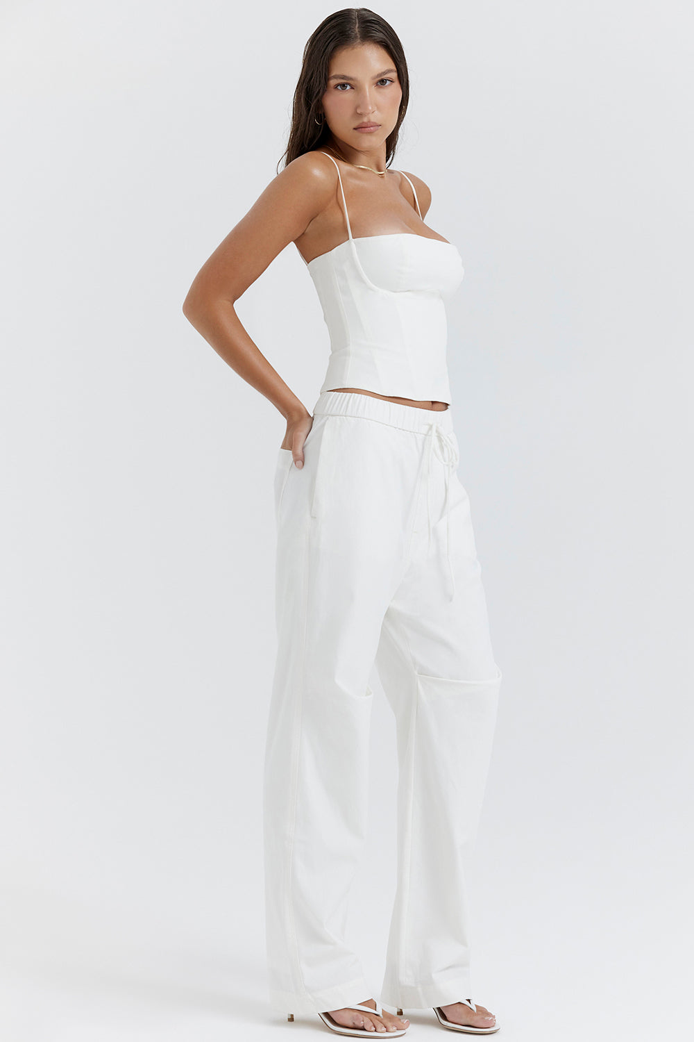 Stilla | Elegante Struktureret Korset Med Bukser
