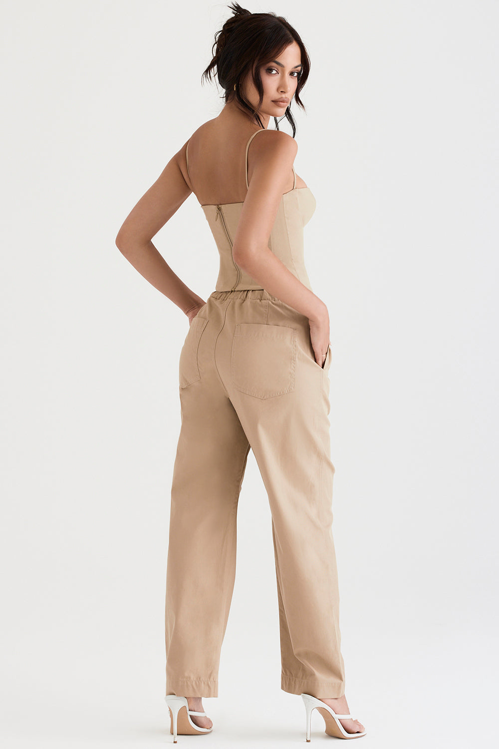 Stilla | Elegante Struktureret Korset Med Bukser