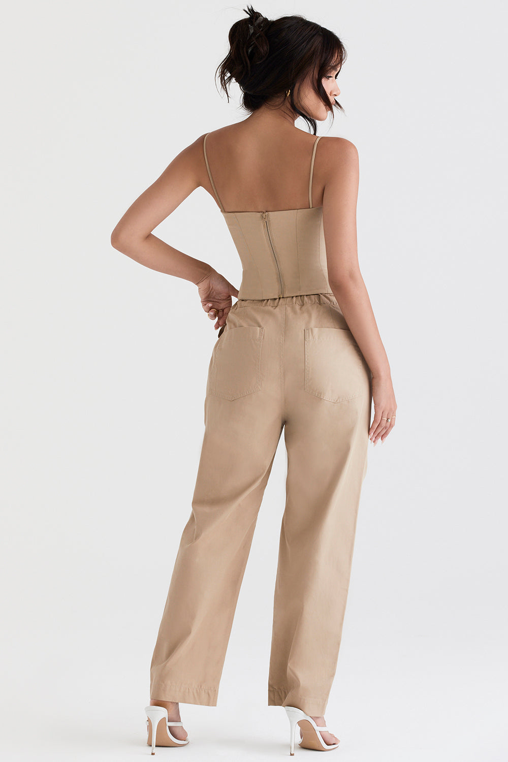 Stilla | Elegante Struktureret Korset Med Bukser