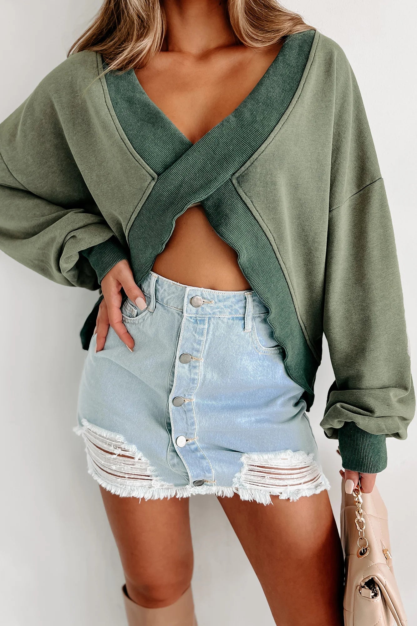 Stilla | Hot Sale Vendbar Sweatshirt Til Damer