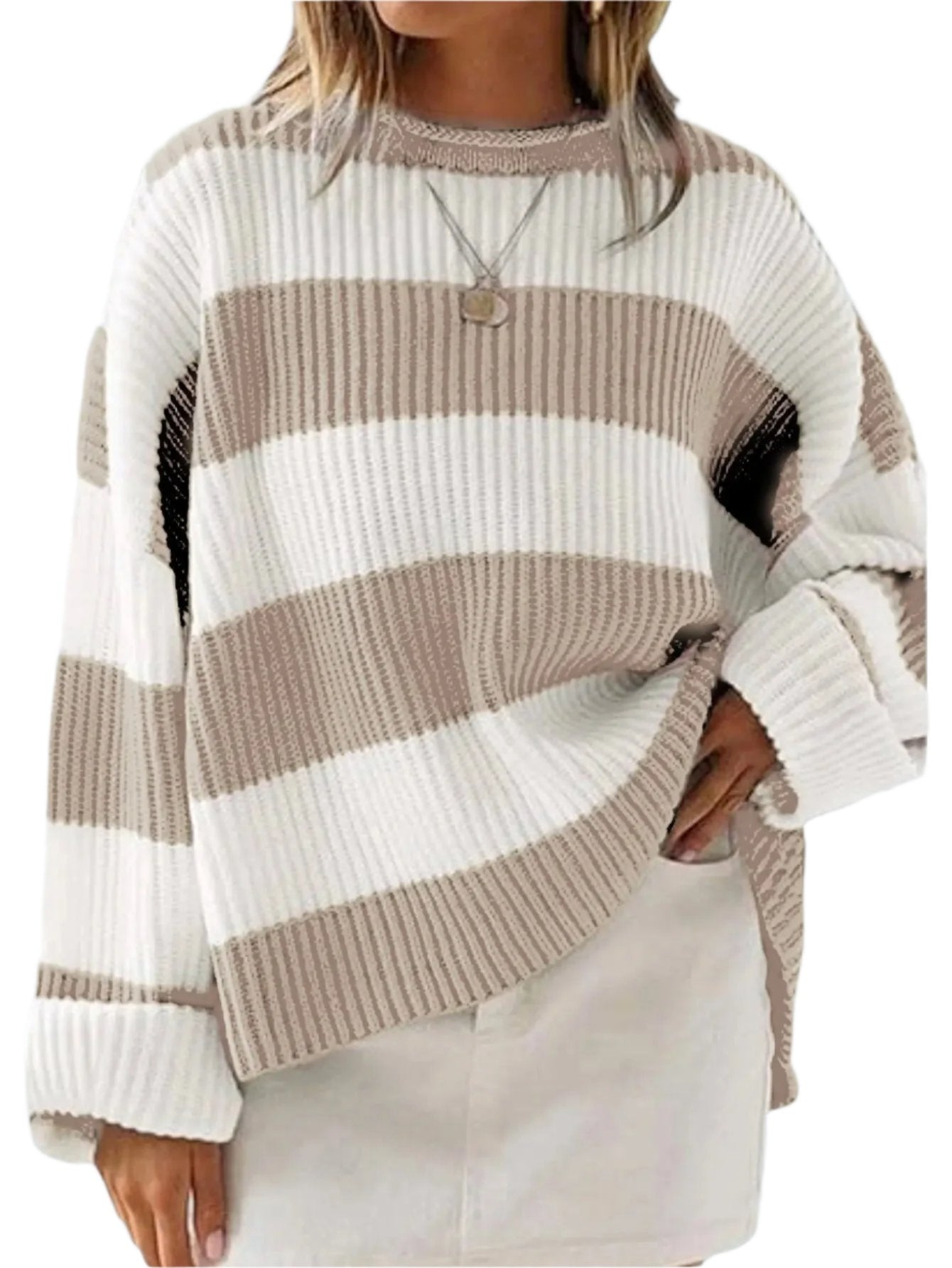 Stilla | Casual Sweater Med Striber