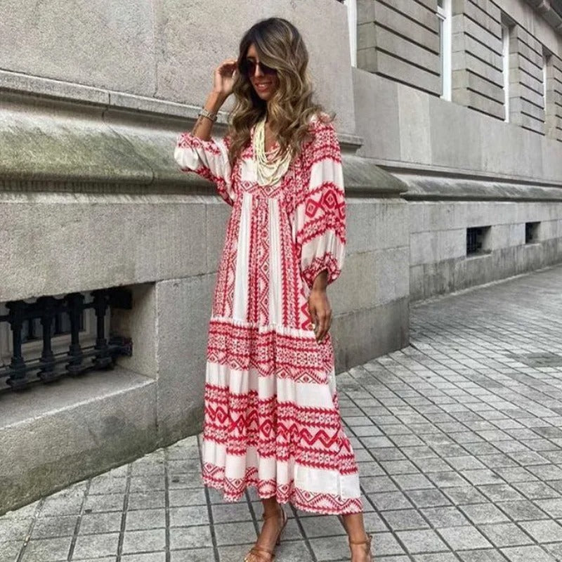 Stilla | Kjoler Med Geometrisk Print
