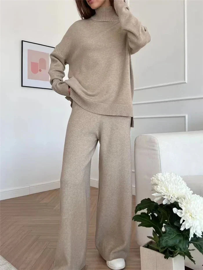 Stilla | Behagelig Dame Jumpsuit Med Rullekrave