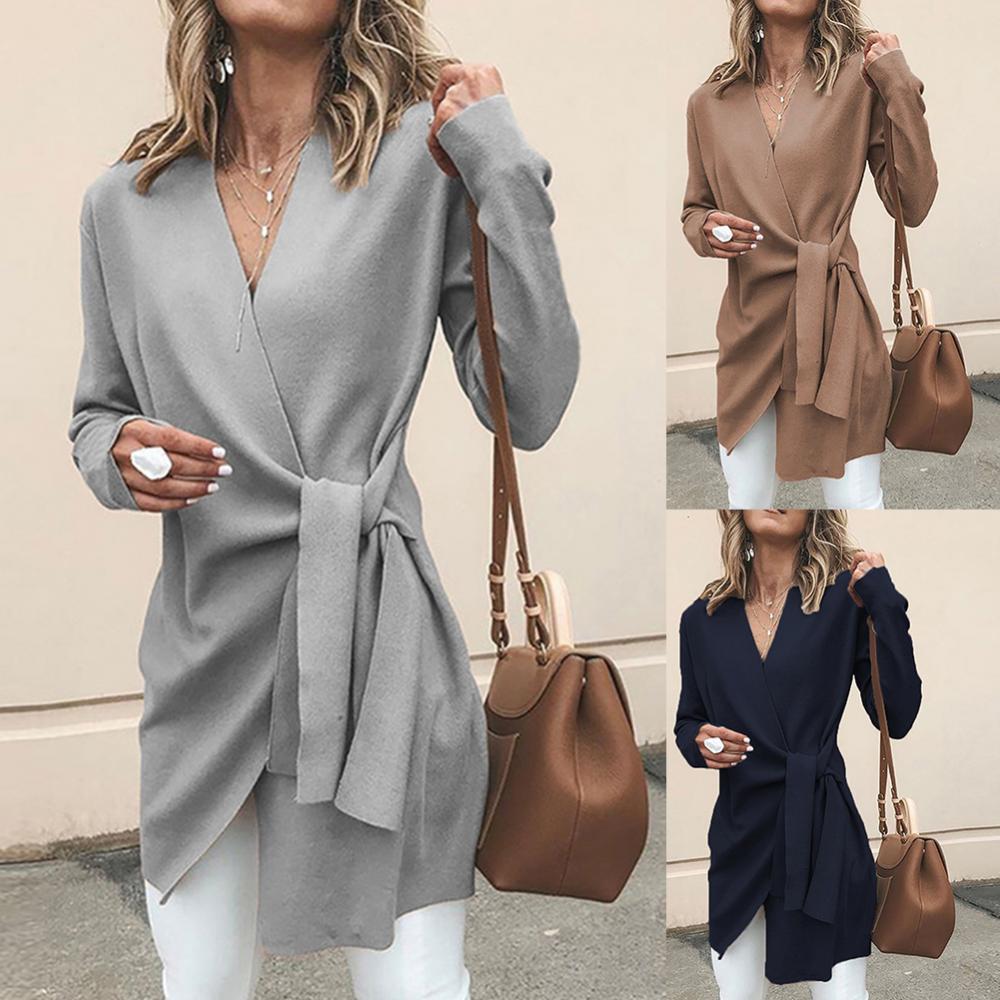 MECOVE - Elegante Damen-Strickjacke - FashionWOLF
