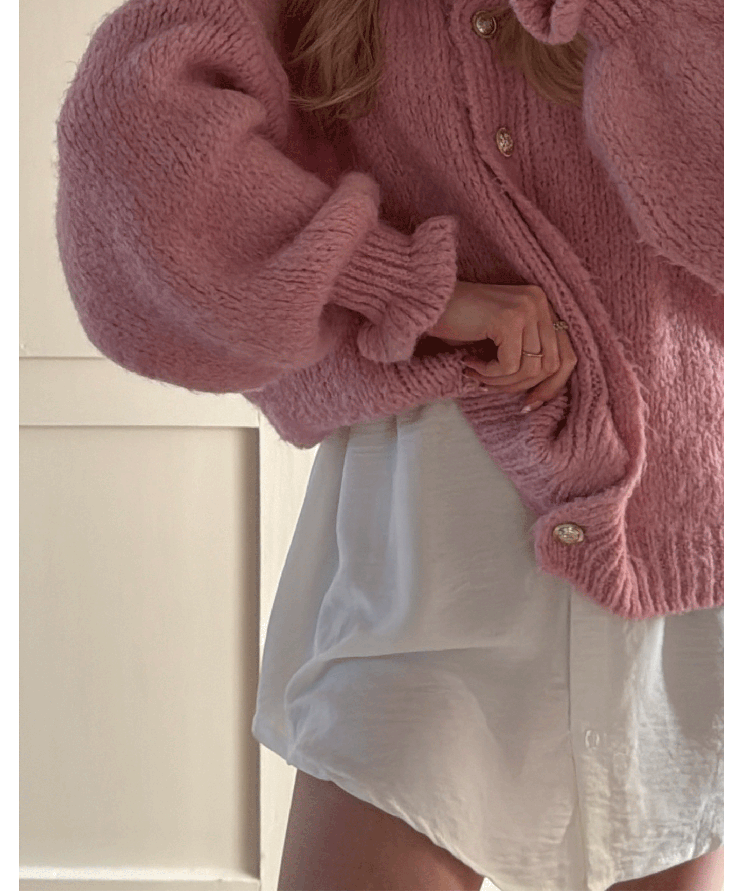 Stilla | Elegant Bluserock Hvid