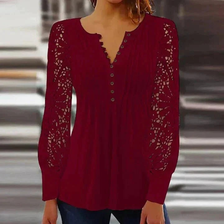 Stilla | Elegant bluse i mesh
