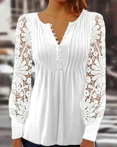 Stilla | Elegant bluse i mesh
