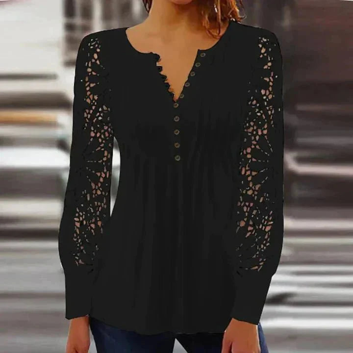 Stilla | Elegant bluse i mesh