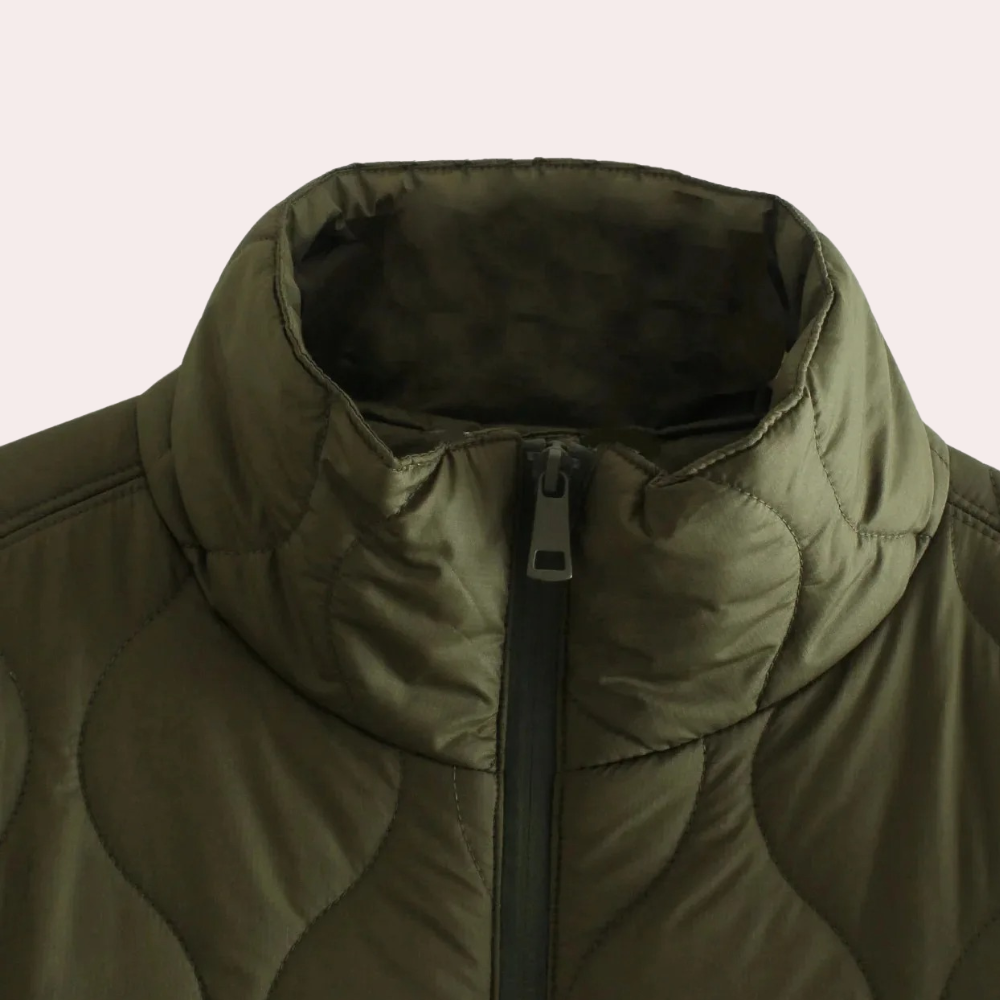 Stilla | Quilted Korte Ærme Jakke Til Kvinder