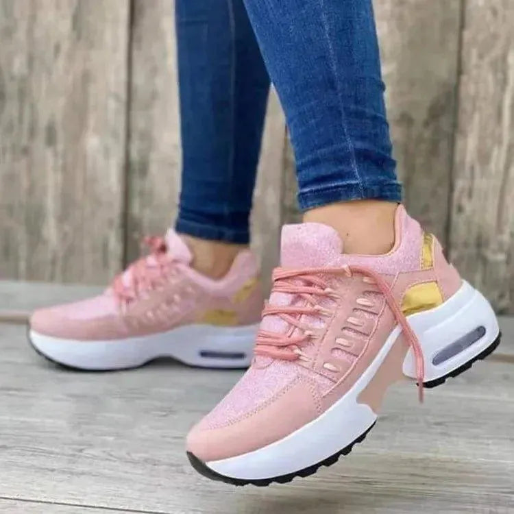 Stilla | Dame Sneakers Stilfuld Subtile Farveaccent Egnet Til Hver Outfit