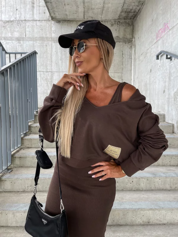 Stilla | Elegant kjole- og sweat-sæt