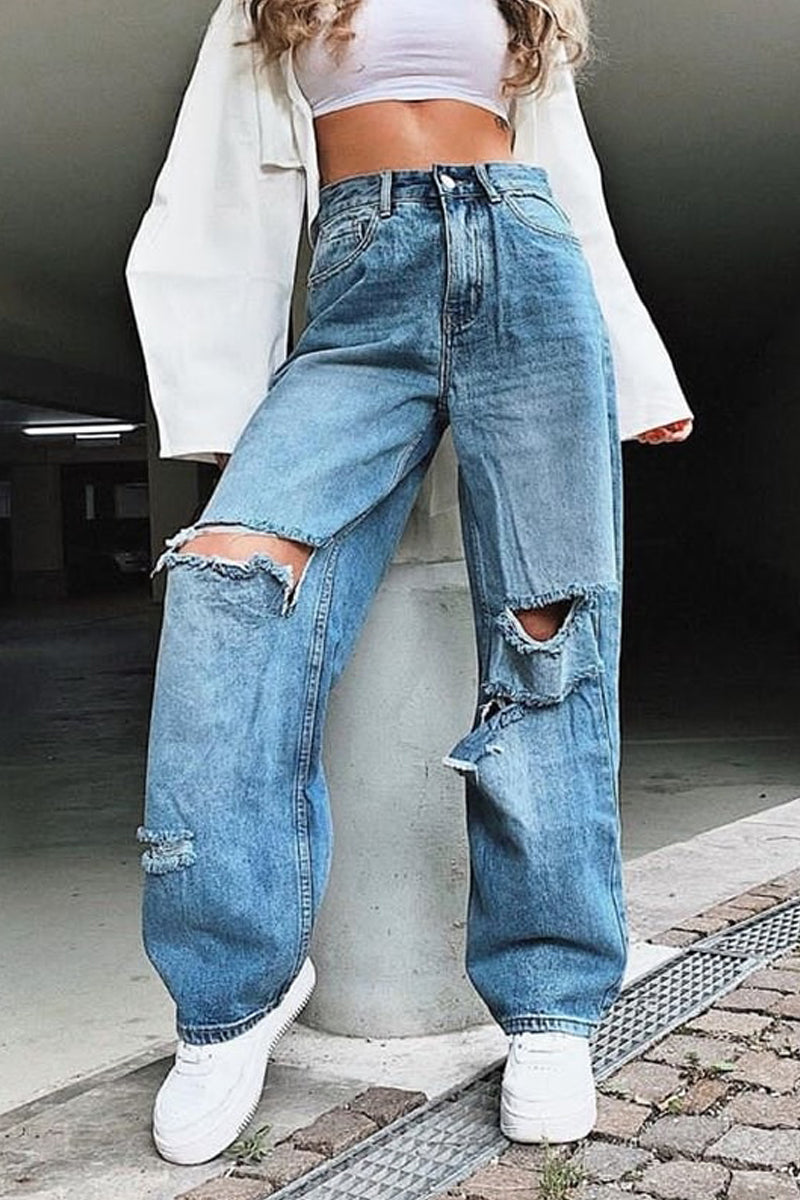 Stilla | 90'ernes Revne Løse Ben Jeans