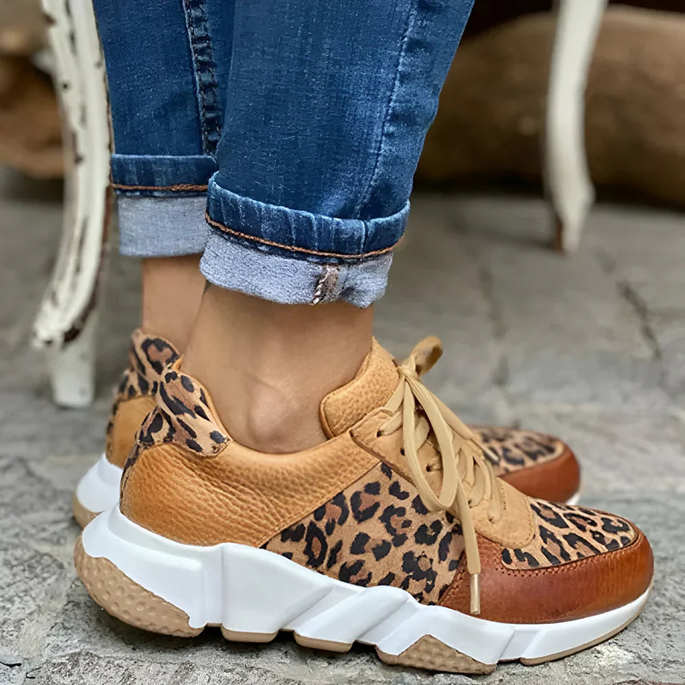 Stilla | Leopard Print Sneakers