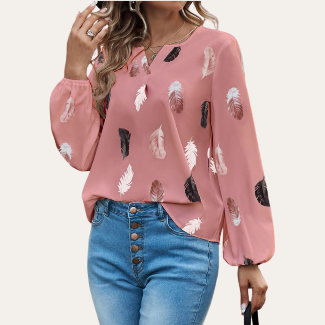 Stilla | Kvinders Chiffon Fedtprint Bluse