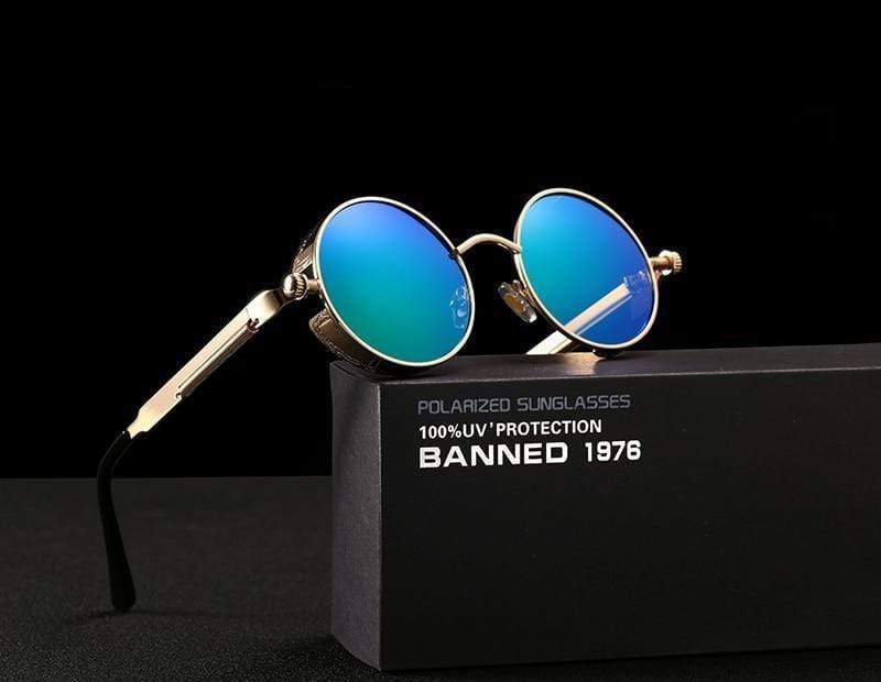 Stilla | Polariseret Steampunk Solbrille
