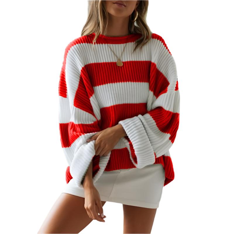 Stilla | Casual Sweater Med Striber