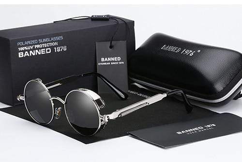 Stilla | Polariseret Steampunk Solbrille