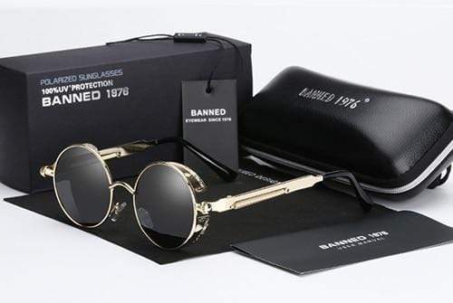 Stilla | Polariseret Steampunk Solbrille