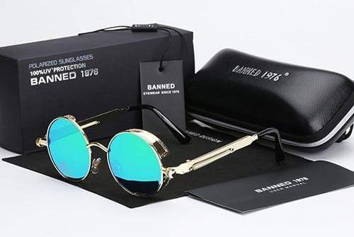 Stilla | Polariseret Steampunk Solbrille