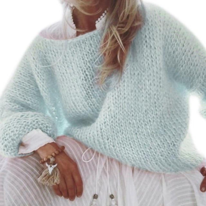 Stilla | Let sweater lavet af groft strik