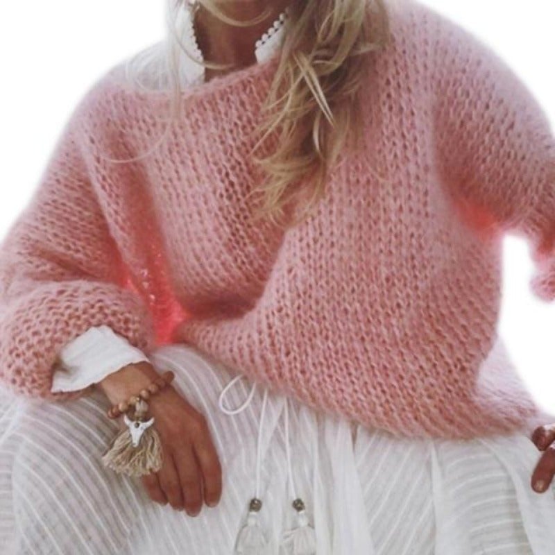 Stilla | Let sweater lavet af groft strik