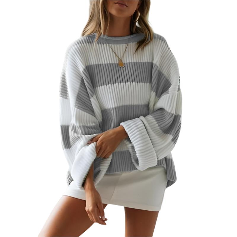 Stilla | Casual Sweater Med Striber