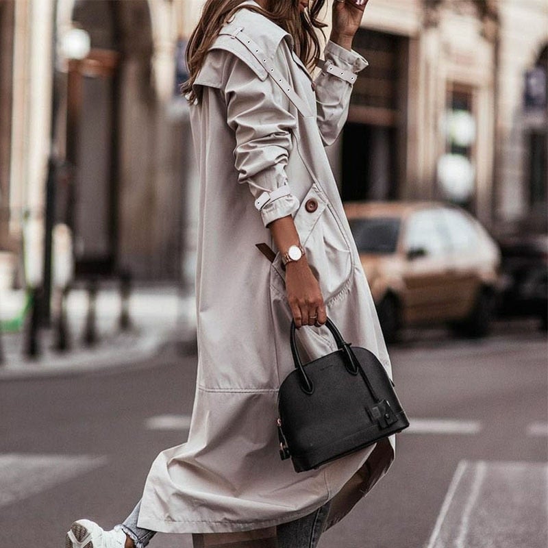 Stilla | Vintage Klassisk Trenchcoat