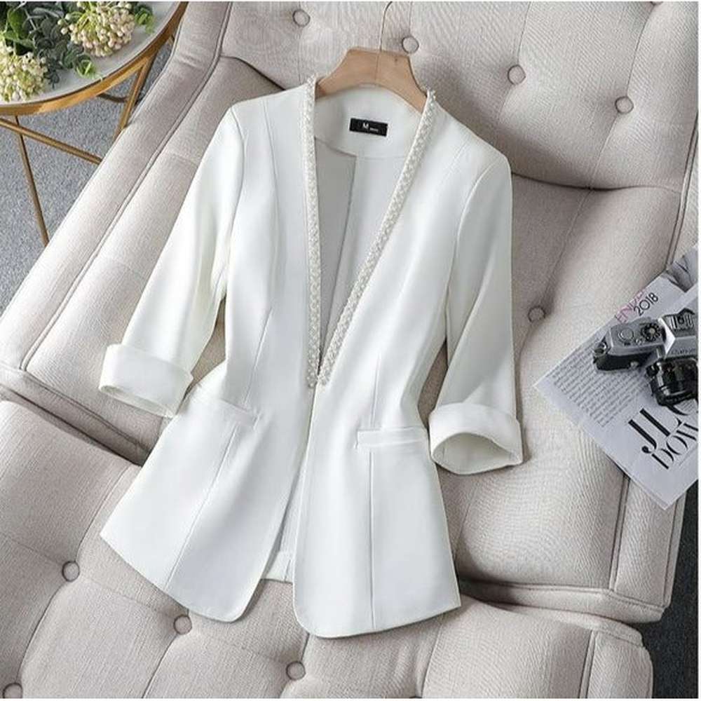 Stilla | Casual Blazer Med Halvlange Ærmer