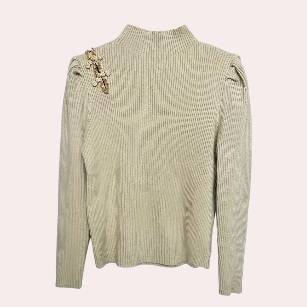 Stilla | Luksuriøs Ribbet Sweater Til Kvinder