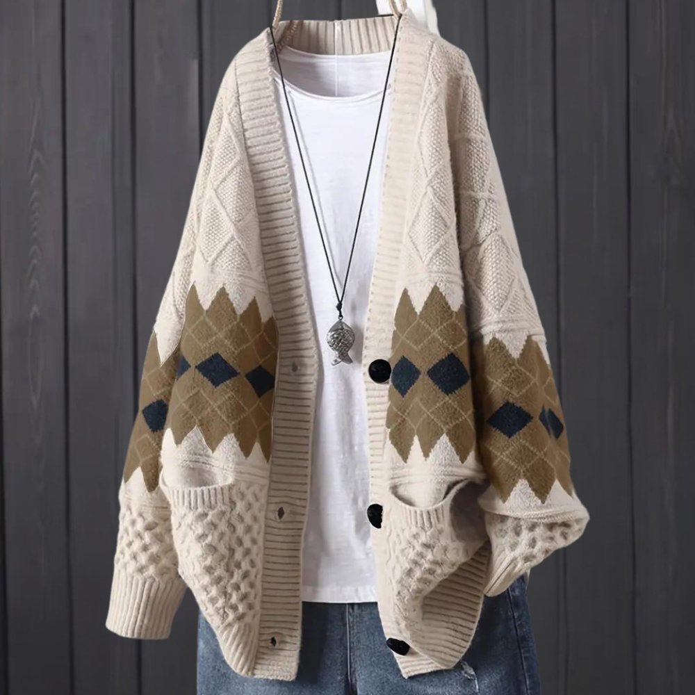 Stilla | Elegant Strikket Cardigan Til Damer
