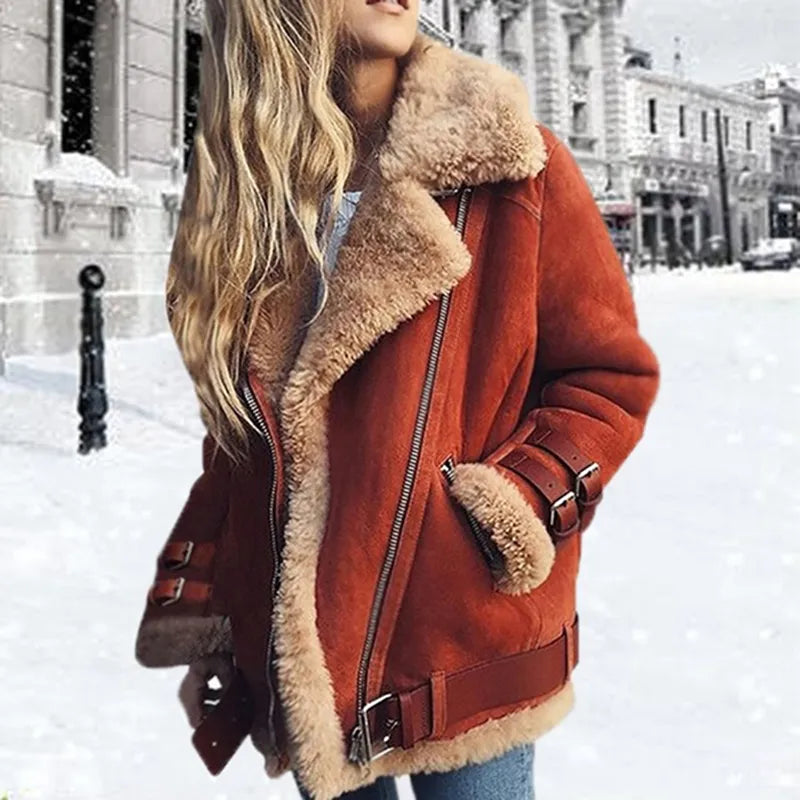 Stilla | Shearling Besat Jakke