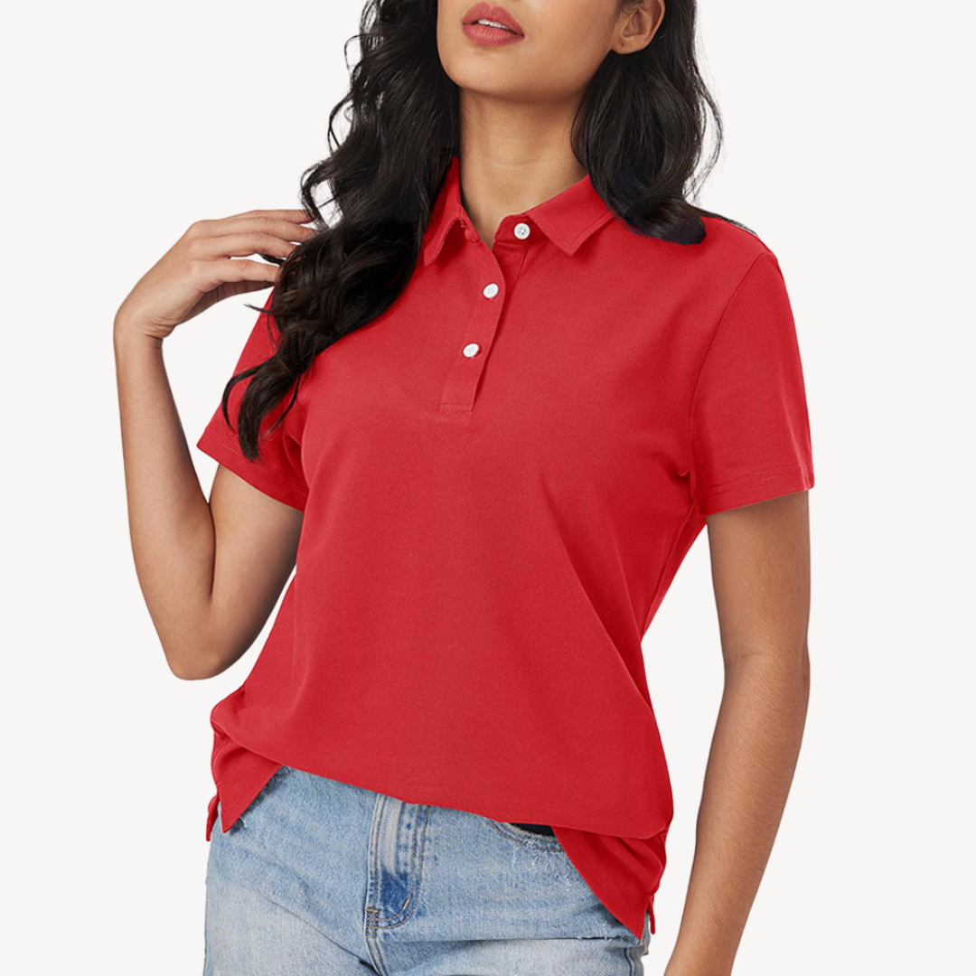 Stilla | Kvinders Cotton Polo Shirt